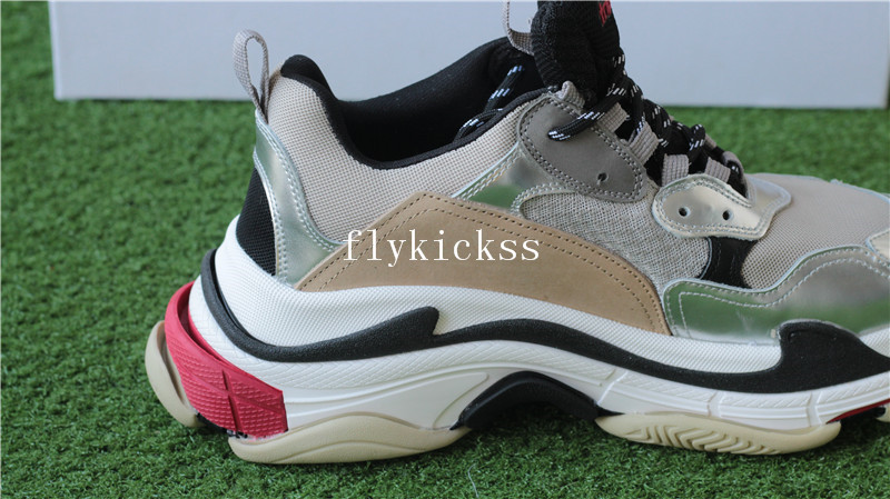 Balenciaga Triple S Sneaker Trainer Sliver Grey 2017